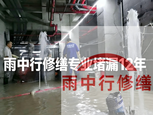 芜湖某污水处理厂钢筋混凝土池堵漏案例